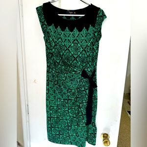 Green Wrap Dress